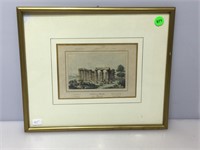 Antique Hand Colored Engraving Dated 1835 10x12