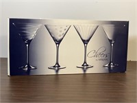 Cheers by Mikasa 4 Stem Martini Set.