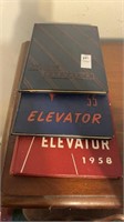 Lot of 3 Elevator Yearbooks
