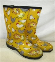 Rubber Chicken Boots Size 7