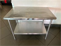 48” Stainless Steel Work Table
