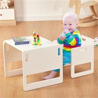 FUNLIO Montessori Weaning Table and Chair Set for