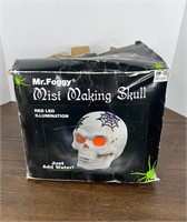 Mr. Foggy Mist Making Skull