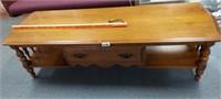 5' VERY NICE THOMAS P. BEALS  MAPLE COFFEE TABLE