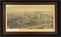 LaFayette College 1909 Framed Lithograph