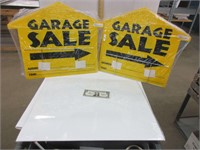 Garage sale signs