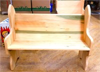 4ft unfinished pew bench