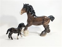 Beswick Horses - Pair