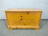 Small Solid Pine Trunk Or Chest