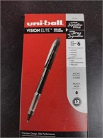 Uni Ball Vision Elite Black Pens