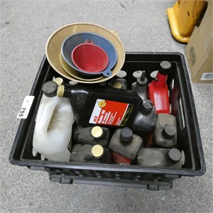 Crate of Assorted Motor Oil 10W40 - Etc