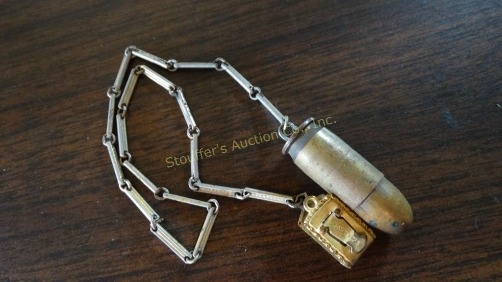 Bullet Pocket Watch Chain/Fob