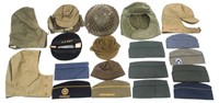 WWI TO WWII & COLD WAR ERA US ARMY HEADGEAR LOT