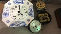 Delft Plate Clock, clocks & parts