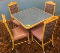 Square Diner Table with 4 Chairs