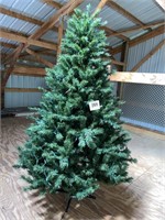 7' LED lit Christmas tree