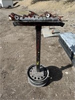 STEEL SHOP STAND ON ROLLERS