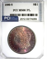 1880-S Morgan MS66 PL LISTS $625