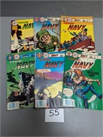 Vintage Fightin' Navy Comic Books