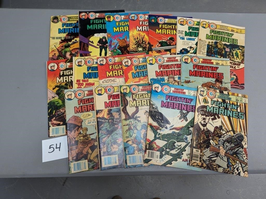 Vintage Fightin' Marines Comic Books