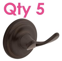 Qty 5- Franklin Brass Jamestown Robe Hook