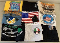 W - LOT OF 9 GRAPHIC TEES SIZE XXL (Q86)