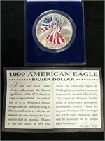 1999 Colorized American Silver Eagle in Box