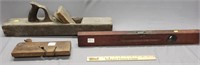 Antique Tools, Level,Wood Planes