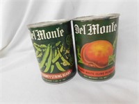 DelMonte vintage coin cans (Lake County String