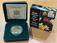 2003 Cdn $.50 Coin Golden Daffodil
