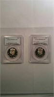 1997 s and 1995 s graded half dollars