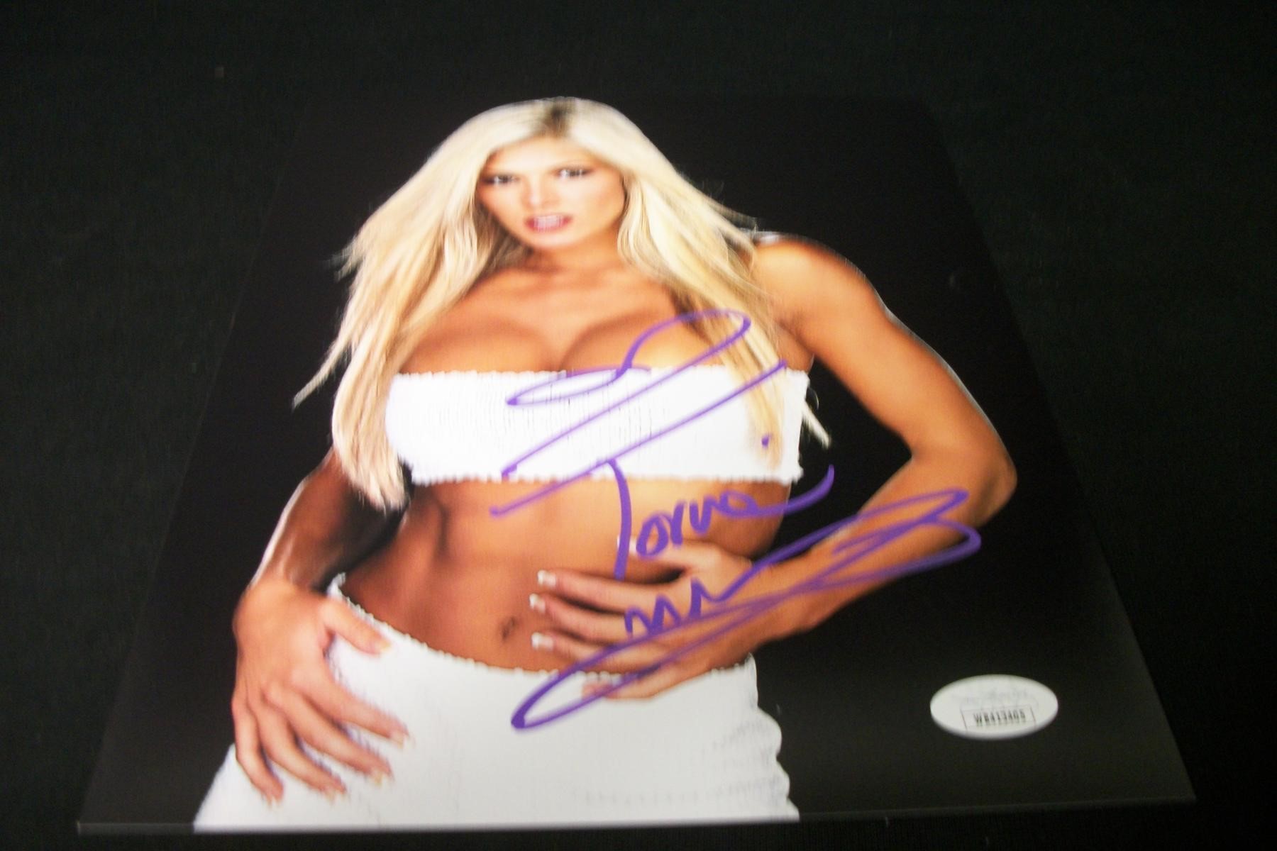 AUTHENTIC TORRIE WILSON SIGNED 8X10 PHOTO JSA