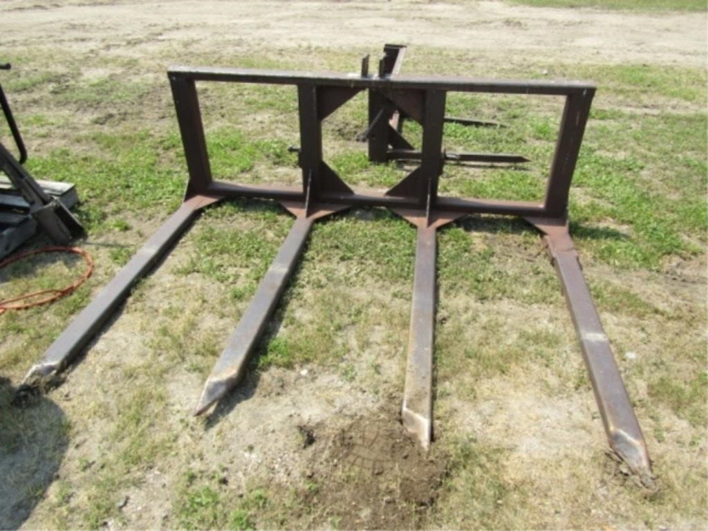 4 Tine Bale Carrier 7ft. Long 5ft. Tines 3pt.