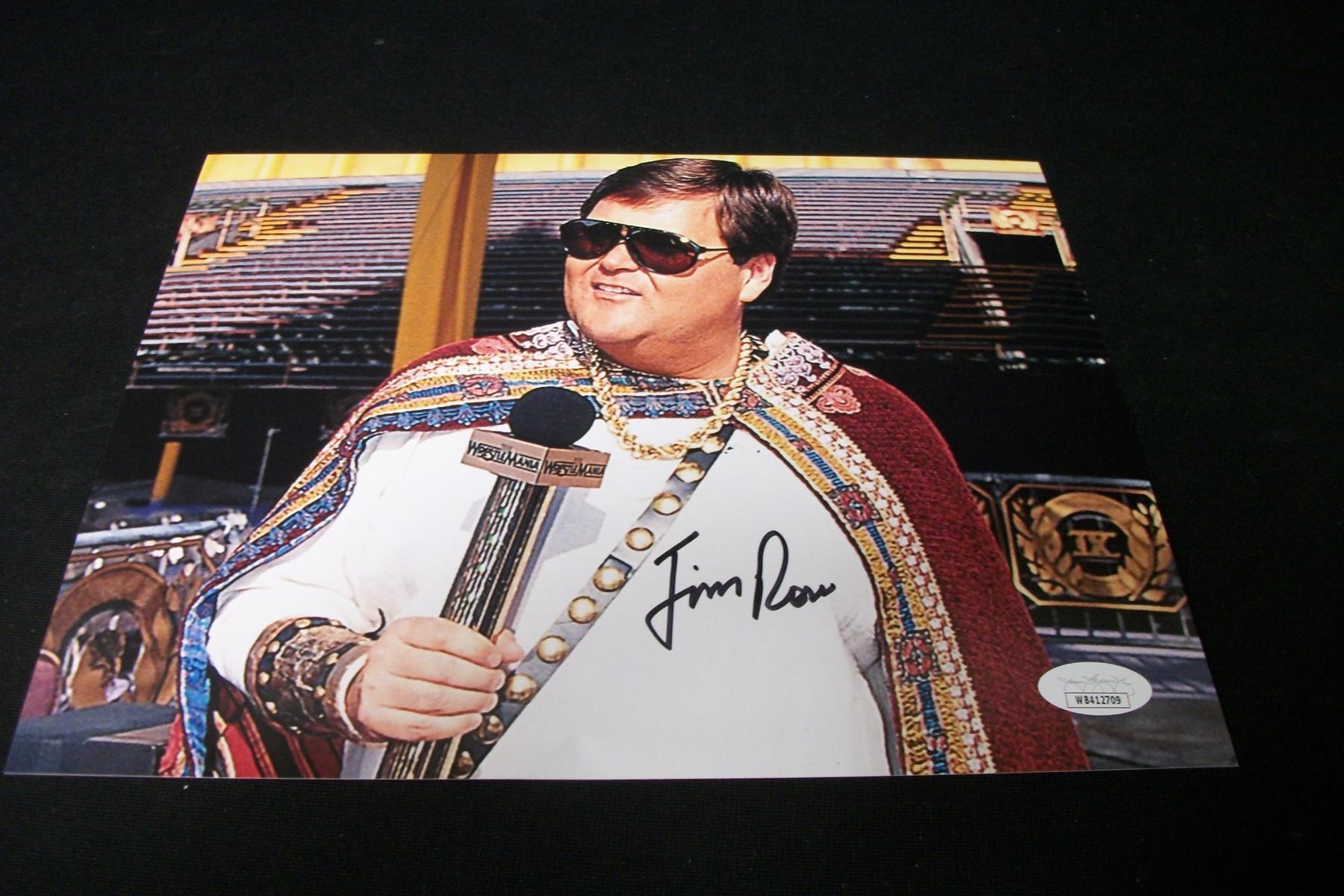 AUTHENTIC JIM ROSS SIGNED 8X10 PHOTO JSA COA