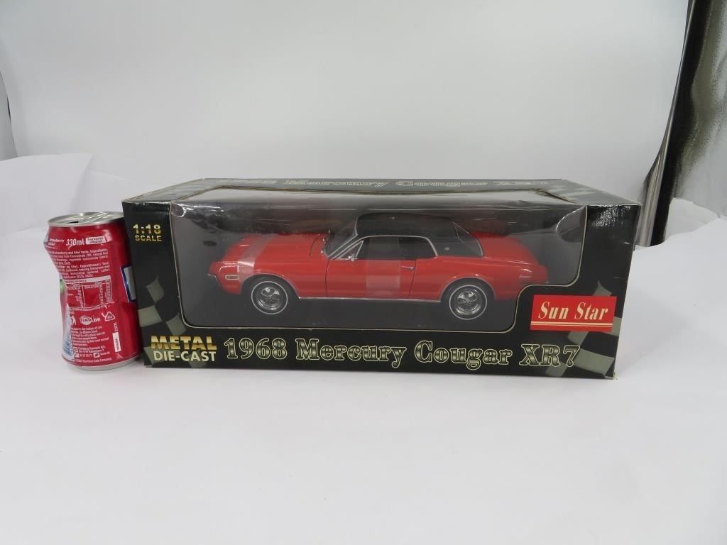 1968 Mercury Cougar XR7 , voiture die cast 1:18