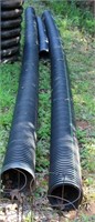 2 Pcs  Plastic Culvert-20' of 9" & 8' of 6"