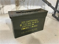 Military Green Ammo Box