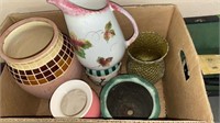 BX OF POTTERY PIECES
