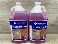 2 bottles of floor cleaner