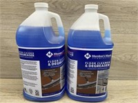 2 bottles of floor cleaner/degreaser