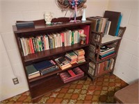 (2) Book Shelves & Contents