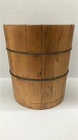 Wooden Half/ Quarter Bushel Barrel  12.5 inches
