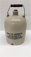 Whiskey  Jug from Casper Company some chips as