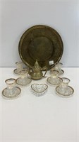 Brass and Glass Items