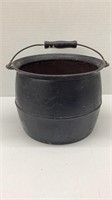 Vintage  Cast Pot/Caldron 7 inches  tall and 9