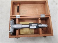 MITUTOYO-INSIDE MICROMETER W/WOODEN CASE