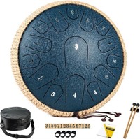 HOPWELL Steel Tongue Drum - 13 Inches 15 Notes