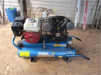 Puma rollaround air compressor w/Honda engine