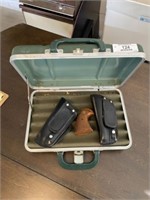 Colt Wood Grips, 2 Holsters & Hard Case