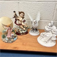 Religious, Angel, Bird Figurines